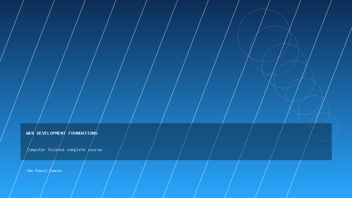 Web Development Foundations